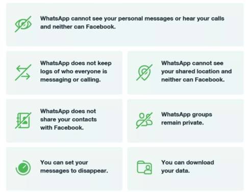 new whatsapp policy update