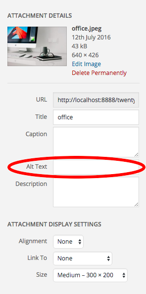 what is alt text